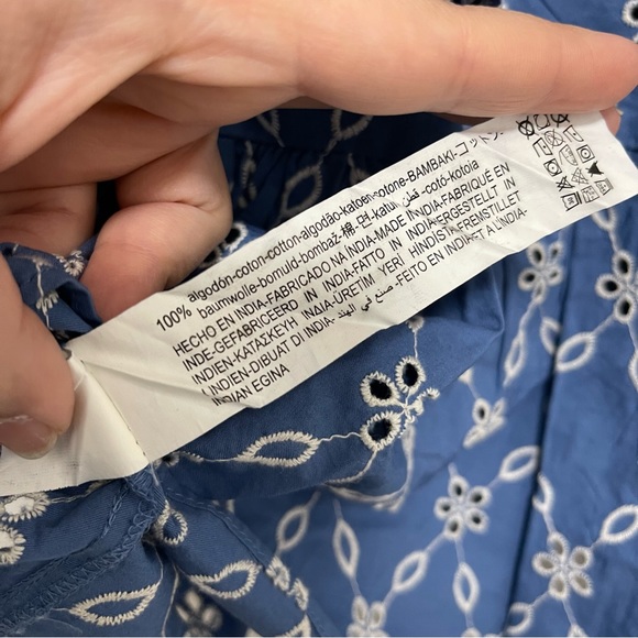 NWT ZARA Embroidered Openwork Blouse - Picture 9 of 10